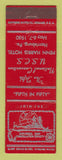 Matchbook Cover - Universal Ship Cancellation Society 1950 Harrisburg PA