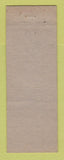 Matchbook Cover - Universal Ship Cancellation Society 1950 Harrisburg PA
