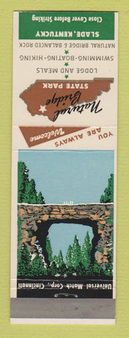 Matchbook Cover - Natural Bridge State Park Slade KY