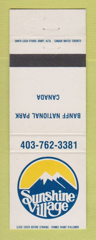 Matchbook Cover - Sunshine Village Banff National Park AB