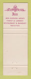 Matchbook Cover - Camelot Inn Poughkeepsie NY