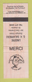 Matchbook Cover - Festival De LA Patate St Ubalde QC Lingerie GH Galarneau