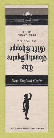 Matchbook Cover - Country Squire Gift Shoppe Farmington ME WEAR