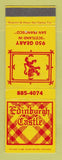 Matchbook Cover - Edinburgh Castle San Francisco CA