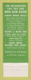 Matchbook Cover - Furance Creek Inn Ranch Resort Death Valley CA