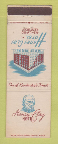 Matchbook Cover - Henry Clay Hotel Ashland KY
