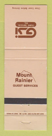 Matchbook Cover - Mount Rainier Guest Services WA