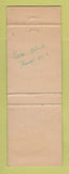 Matchbook Cover - Stanley Park Pavilion Vancouver BC