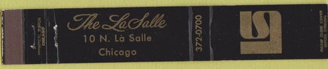 Matchbook Cover - The LaSalle Chicago IL 10 Strike
