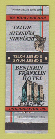 Matchbook Cover - Benjamin Franklin Hotel Philadelphia PA