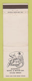 Matchbook Cover - Sign of the Pheasant Bardwell Hotel Rutland VT