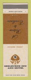Matchbook Cover - Shelburne Inn Motel VT
