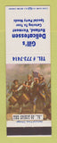 Matchbook Cover - Gill's Deli Rutland VT