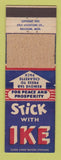 Matchbook Cover - Dwight Eisenhower for President