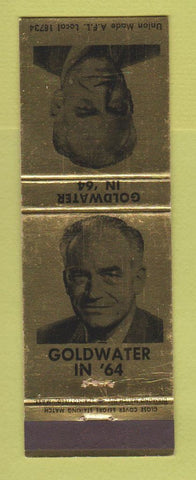 Matchbook Cover - Barry Goldwater for President 1964