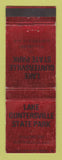Matchbook Cover - Lake Guntersville State Park AL WEAR