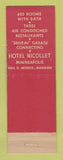 Matchbook Cover - Hotel Nicollet Minneapolis MN