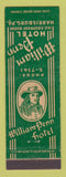 Matchbook Cover - William Penn Hotel Harrisburg PA