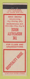 Matchbook Cover - Hospitality House Cheyenne WY Light Fuel Power