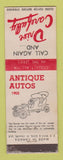 Matchbook Cover - Antique Cars 1902 Haynes Canada WEAR