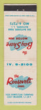 Matchbook Cover - Roosevelt Inn Bay Shore Motor Inn East Meadow LI NY WEAR