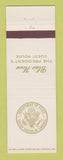 Matchbook Cover - Blair House President's Guest House Washington DC