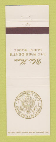 Matchbook Cover - Blair House President's Guest House Washington DC
