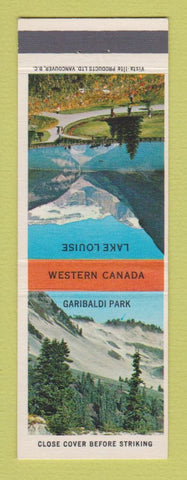 Matchbook Cover - Lake Louise Garibaldi Park Canada