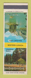 Matchbook Cover - Maligne Lake Okanagan Beach Canada