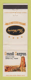 Matchbook Cover - Grand Canyon National Park AZ Fred Harvey