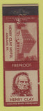 Matchbook Cover - Henry Clay Hotel Ashland KY WEAR