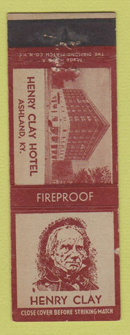 Matchbook Cover - Henry Clay Hotel Ashland KY WEAR