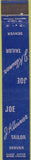 Matchbook Cover - Kleiner Tailor Denver CO 10 Strike
