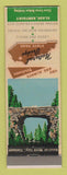 Matchbook Cover - Natural Bridge State Park Slade KY