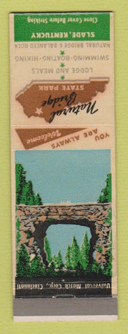 Matchbook Cover - Natural Bridge State Park Slade KY