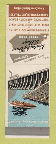 Matchbook Cover - Kentucky Dam Village State Park Gilbertsville KY