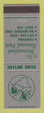 Matchbook Cover - Shenandoah National Park VA