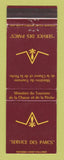 Matchbook Cover - Ministere du Tourisme de la Chasse et de la Peche QC