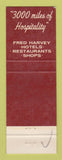 Matchbook Cover - Grand Canyon National Park AZ Fred Harvey