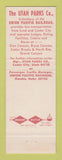 Matchbook Cover - Utah Parks Company