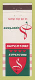 Matchbook Cover - Supertone Electronics France Seine 30 Strike