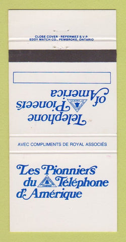 Matchbook Cover - Telephone Pioneers of America Avec QC? 30 Strike