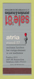 Matchbook Cover - Sale 81 Promotions Amsterdam 1981 SAMPLE 30 Strike