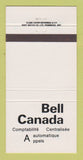 Matchbook Cover - Bell Canada Telephone 30 Strike