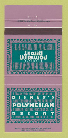Matchbook Cover - Disney World Polynesian Resort 30 Strike