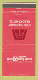 Matchbook Cover - Walt Disney World Contemporary Resort Hotel 30 Strike