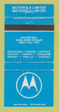 Matchbook Cover - Motorola Radio Electonics Canada WEAR 30 Strike