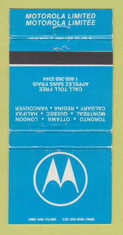 Matchbook Cover - Motorola Radio Electonics Canada WEAR 30 Strike