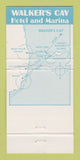 Matchbook Cover - Walker's Cay Hotel Marina Fort Lauderdale FL 30 Strike