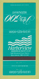 Matchbook Cover - Harbor View Marina Yacht Club Baltimore MD 30 Strike